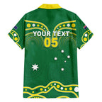 Australia Rugby Custom Family Matching Off Shoulder Short Dress and Hawaiian Shirt Kangaroos Make History Pacific Champions
