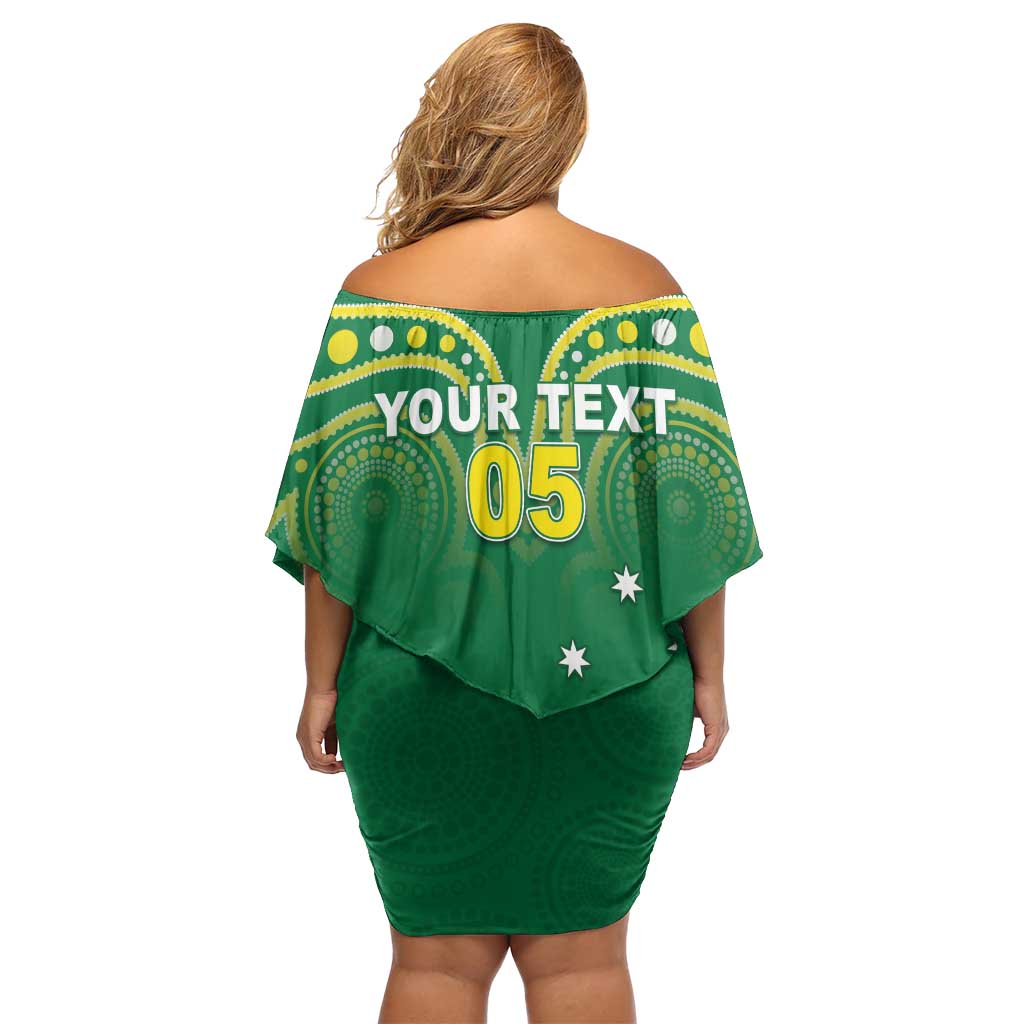 Australia Rugby Custom Family Matching Off Shoulder Short Dress and Hawaiian Shirt Kangaroos Make History Pacific Champions
