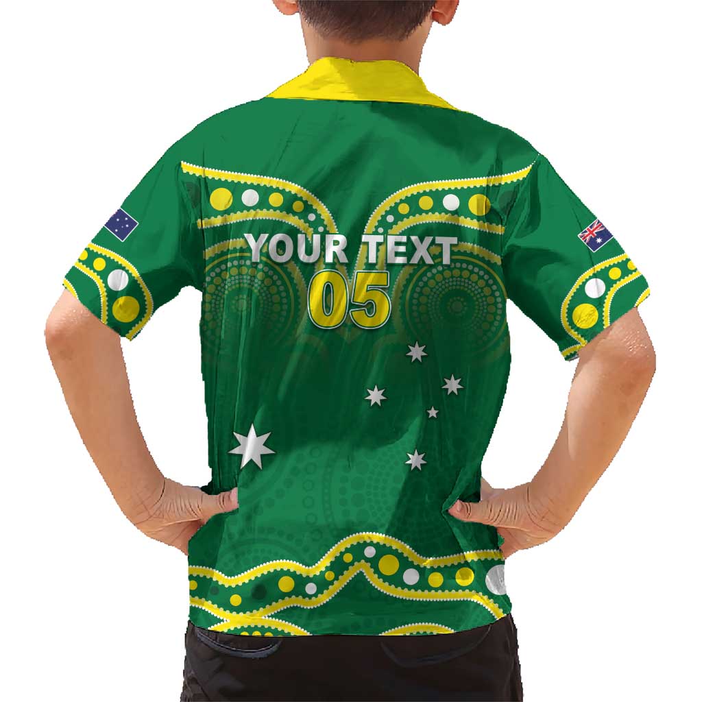 Australia Rugby Custom Family Matching Short Sleeve Bodycon Dress and Hawaiian Shirt Kangaroos Make History Pacific Champions