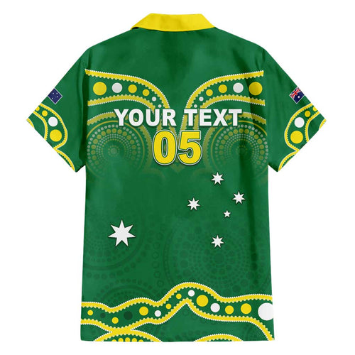 Australia Rugby Custom Family Matching Short Sleeve Bodycon Dress and Hawaiian Shirt Kangaroos Make History Pacific Champions