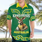 Australia Rugby Custom Hawaiian Shirt Kangaroos Make History Pacific Champions