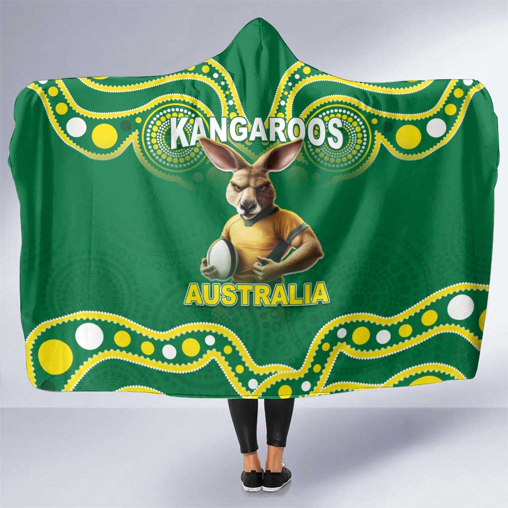Australia Rugby Custom Hooded Blanket Kangaroos Make History Pacific Champions