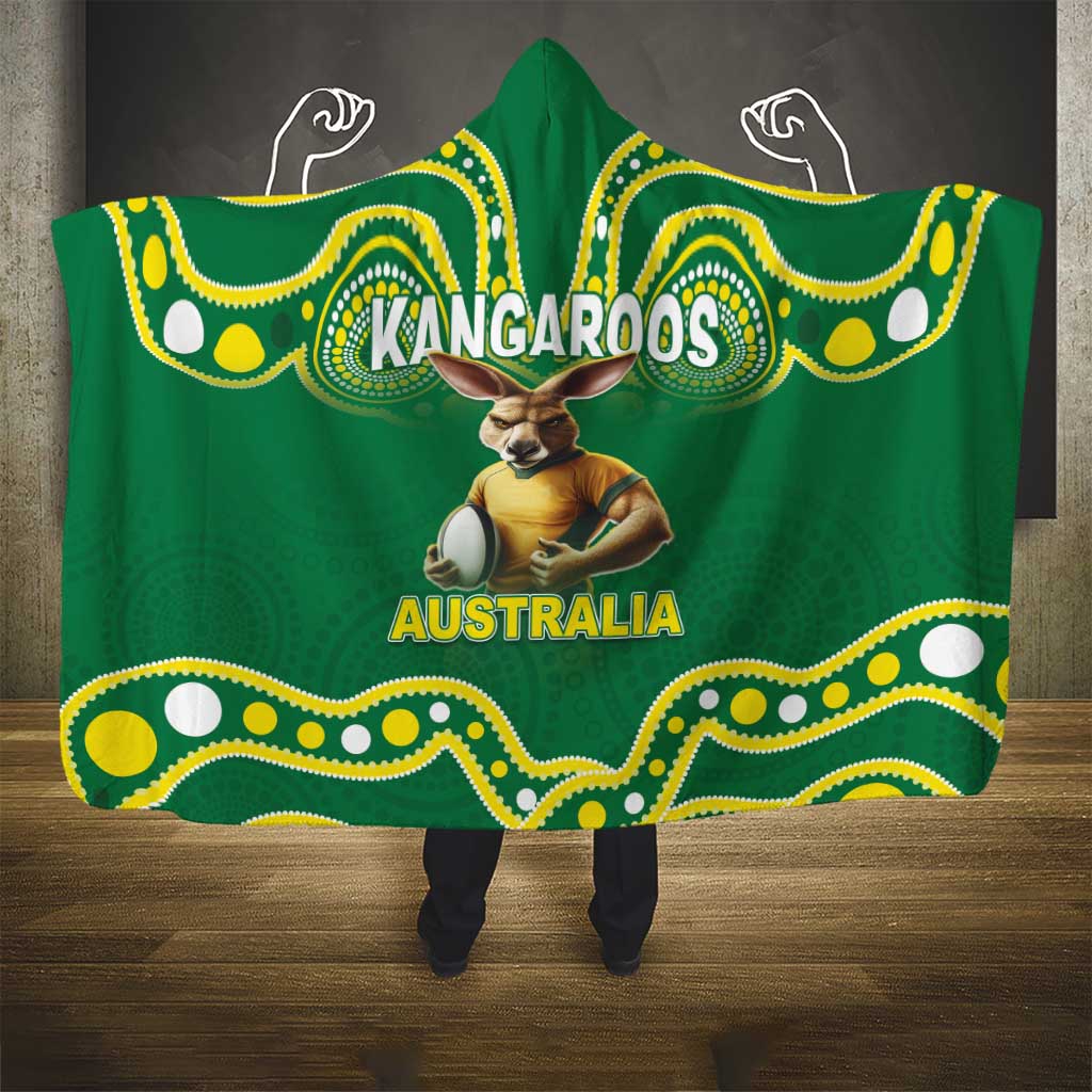 Australia Rugby Custom Hooded Blanket Kangaroos Make History Pacific Champions