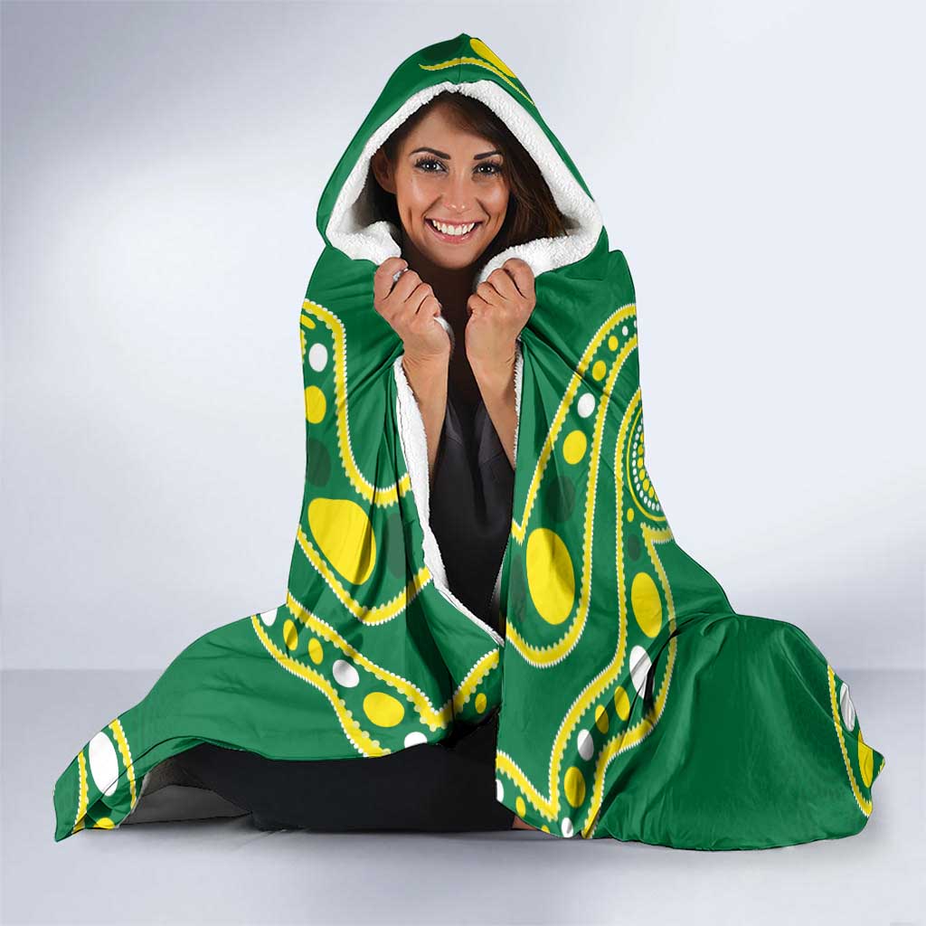 Australia Rugby Custom Hooded Blanket Kangaroos Make History Pacific Champions