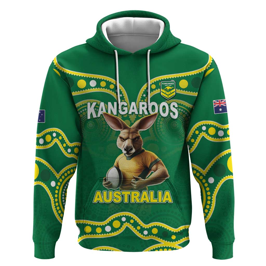 Australia Rugby Custom Hoodie Kangaroos Make History Pacific Champions