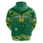 Australia Rugby Custom Hoodie Kangaroos Make History Pacific Champions