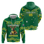 Australia Rugby Custom Hoodie Kangaroos Make History Pacific Champions