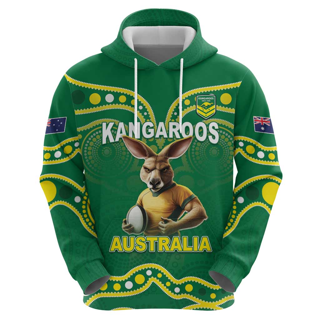 Australia Rugby Custom Hoodie Kangaroos Make History Pacific Champions
