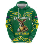 Australia Rugby Custom Hoodie Kangaroos Make History Pacific Champions