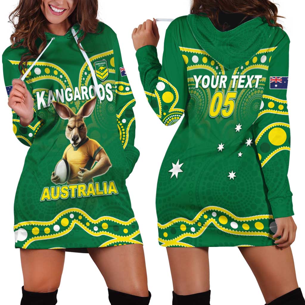 Australia Rugby Custom Hoodie Dress Kangaroos Make History Pacific Champions