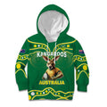 Australia Rugby Custom Kid Hoodie Kangaroos Make History Pacific Champions