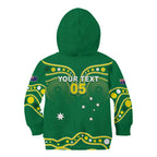 Australia Rugby Custom Kid Hoodie Kangaroos Make History Pacific Champions