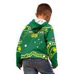 Australia Rugby Custom Kid Hoodie Kangaroos Make History Pacific Champions