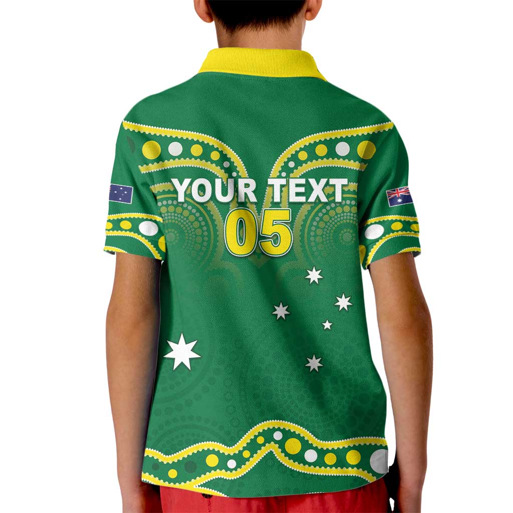 Australia Rugby Custom Kid Polo Shirt Kangaroos Make History Pacific Champions