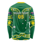 Australia Rugby Custom Long Sleeve Shirt Kangaroos Make History Pacific Champions