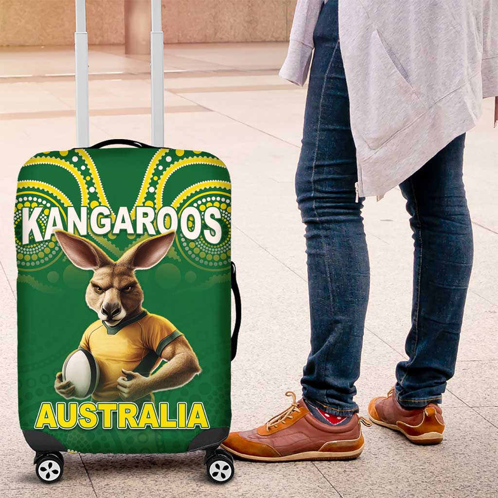 Australia Rugby Custom Luggage Cover Kangaroos Make History Pacific Champions