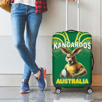 Australia Rugby Custom Luggage Cover Kangaroos Make History Pacific Champions