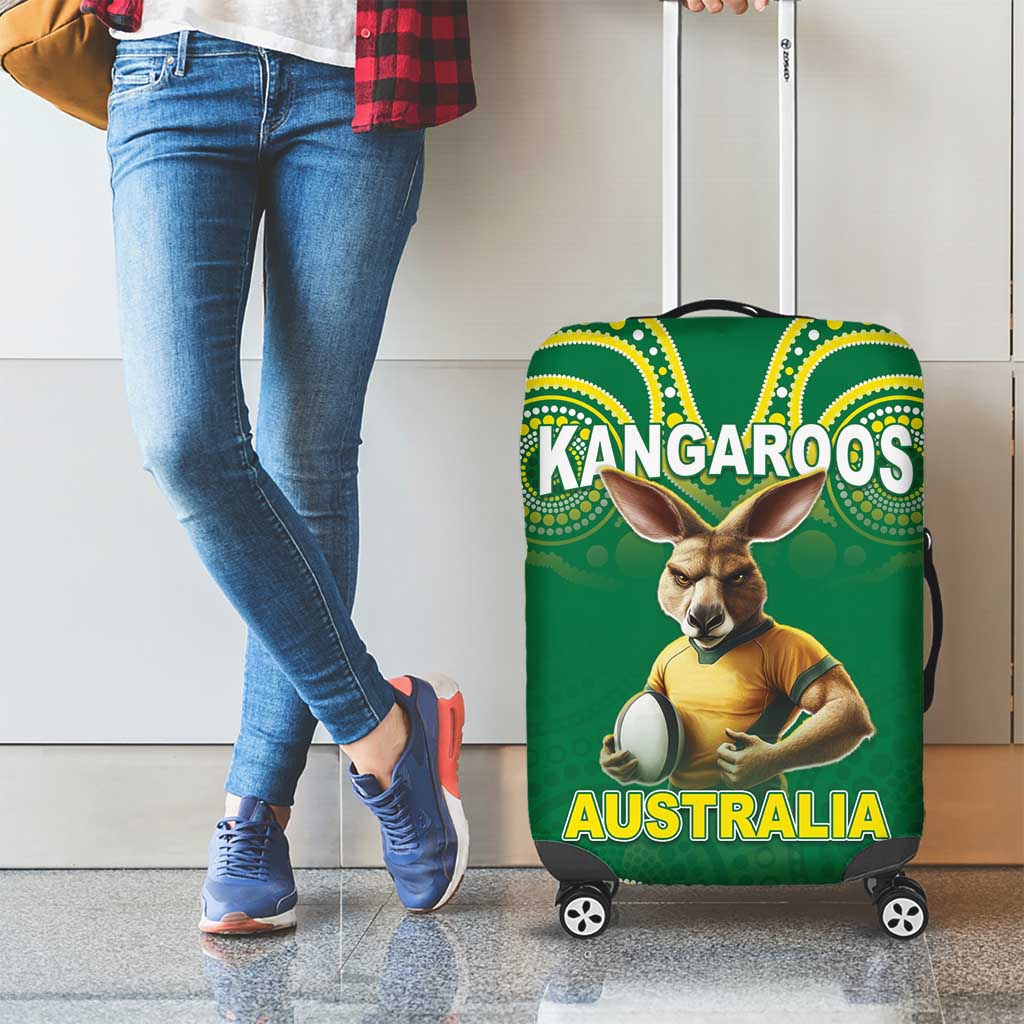 Australia Rugby Custom Luggage Cover Kangaroos Make History Pacific Champions