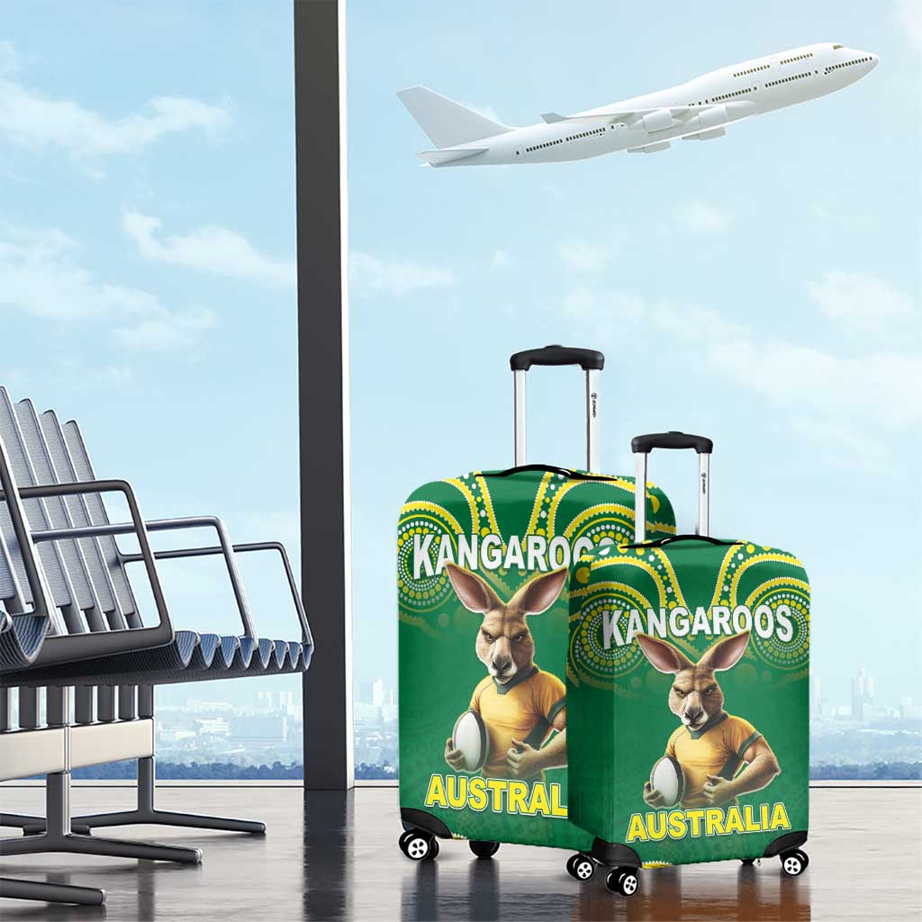 Australia Rugby Custom Luggage Cover Kangaroos Make History Pacific Champions
