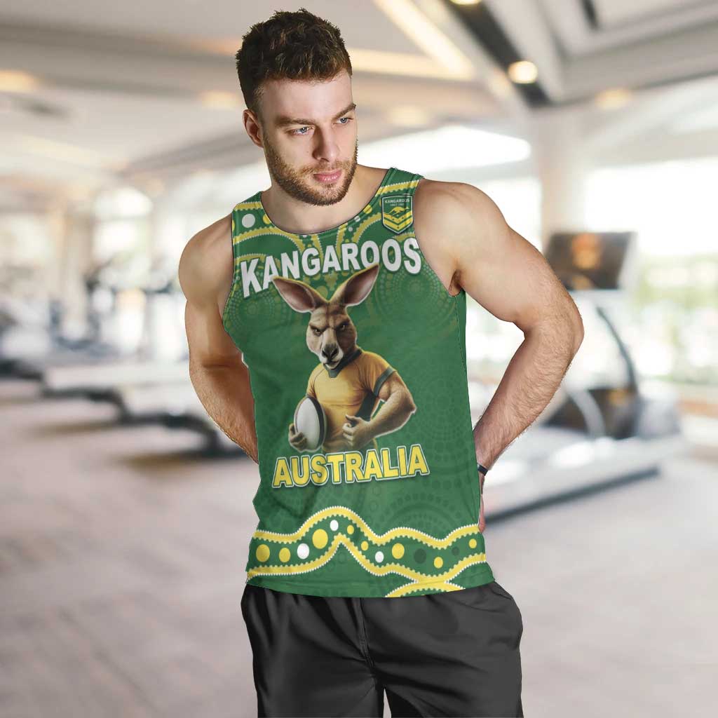 Australia Rugby Custom Men Tank Top Kangaroos Make History Pacific Champions