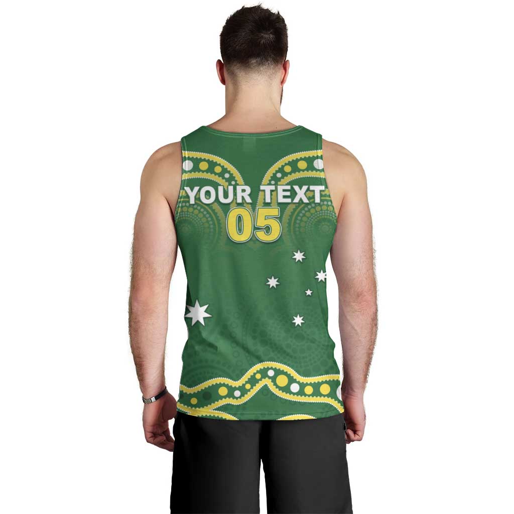 Australia Rugby Custom Men Tank Top Kangaroos Make History Pacific Champions