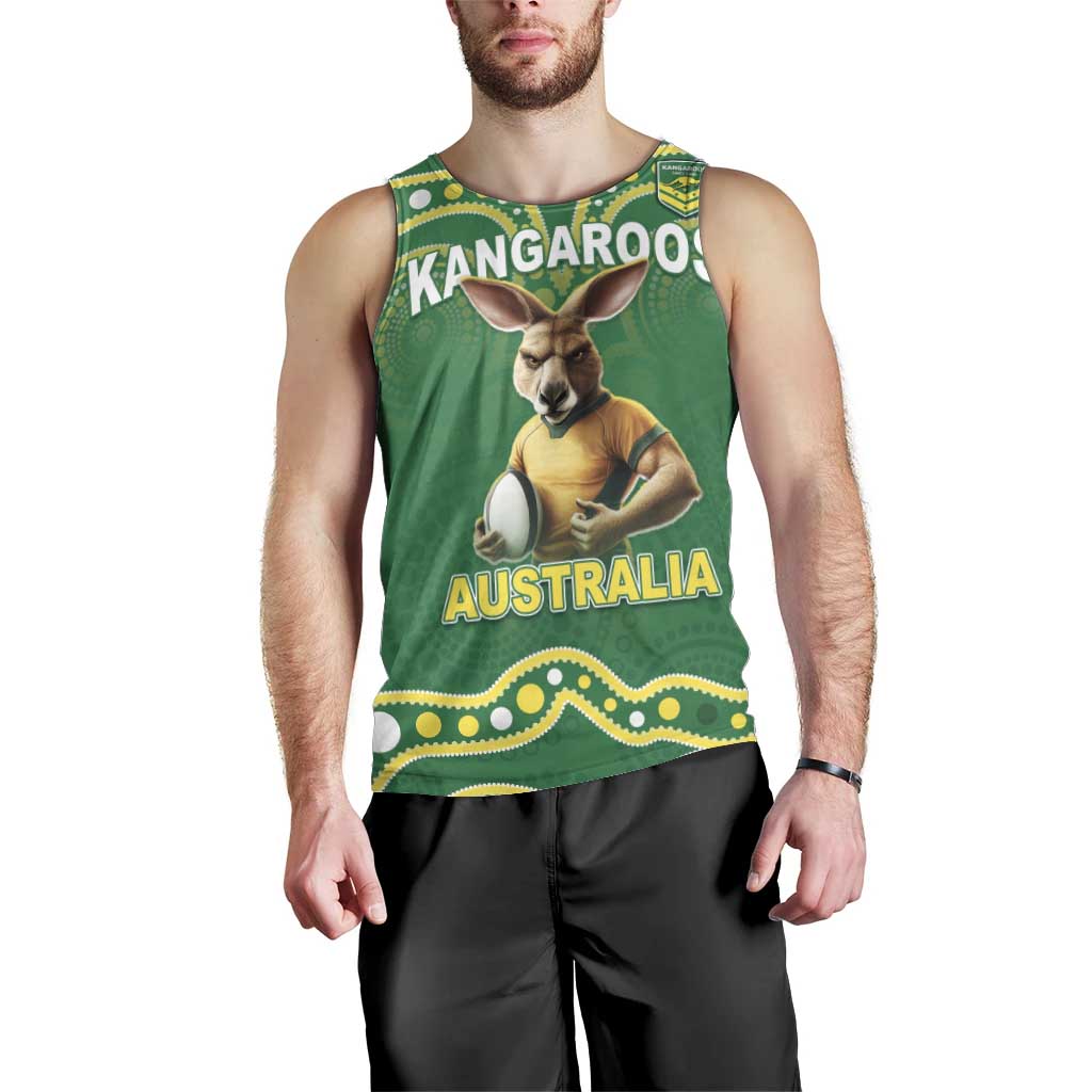 Australia Rugby Custom Men Tank Top Kangaroos Make History Pacific Champions