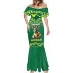 Australia Rugby Custom Mermaid Dress Kangaroos Make History Pacific Champions