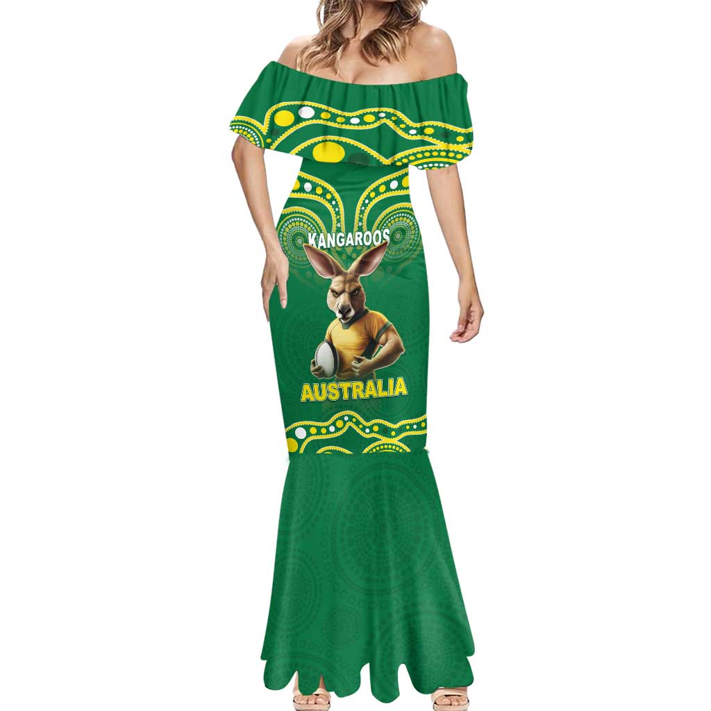 Australia Rugby Custom Mermaid Dress Kangaroos Make History Pacific Champions