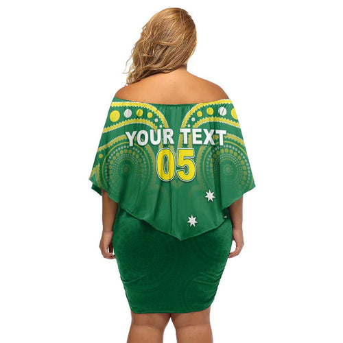 Australia Rugby Custom Off Shoulder Short Dress Kangaroos Make History Pacific Champions