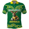 Australia Rugby Custom Polo Shirt Kangaroos Make History Pacific Champions