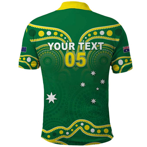 Australia Rugby Custom Polo Shirt Kangaroos Make History Pacific Champions
