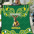 Australia Rugby Custom Quilt Kangaroos Make History Pacific Champions
