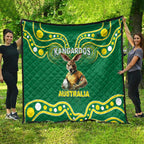 Australia Rugby Custom Quilt Kangaroos Make History Pacific Champions
