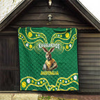 Australia Rugby Custom Quilt Kangaroos Make History Pacific Champions