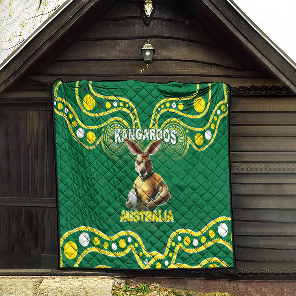 Australia Rugby Custom Quilt Kangaroos Make History Pacific Champions