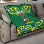 Australia Rugby Custom Quilt Kangaroos Make History Pacific Champions
