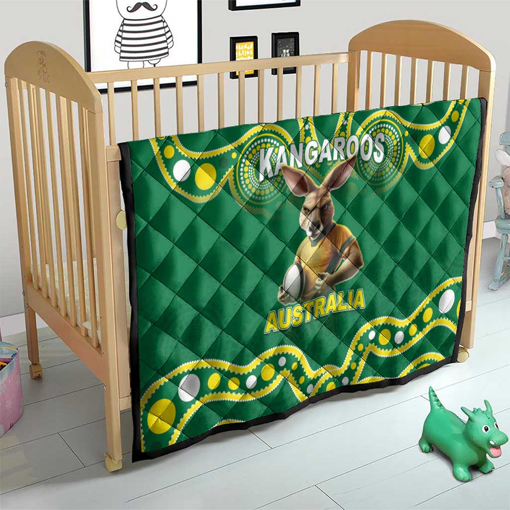 Australia Rugby Custom Quilt Kangaroos Make History Pacific Champions