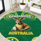 Australia Rugby Custom Round Carpet Kangaroos Make History Pacific Champions
