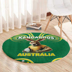 Australia Rugby Custom Round Carpet Kangaroos Make History Pacific Champions