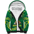 Australia Rugby Custom Sherpa Hoodie Kangaroos Make History Pacific Champions