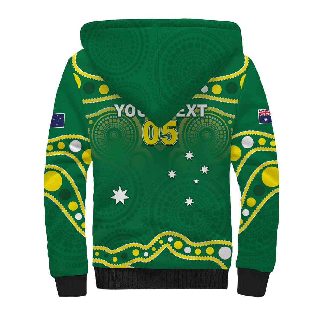 Australia Rugby Custom Sherpa Hoodie Kangaroos Make History Pacific Champions