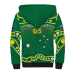 Australia Rugby Custom Sherpa Hoodie Kangaroos Make History Pacific Champions