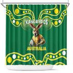 Australia Rugby Custom Shower Curtain Kangaroos Make History Pacific Champions