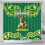 Australia Rugby Custom Shower Curtain Kangaroos Make History Pacific Champions