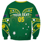 Australia Rugby Custom Sweatshirt Kangaroos Make History Pacific Champions
