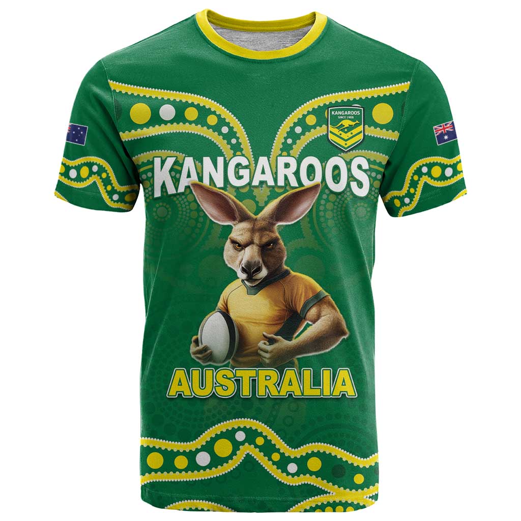 Australia Rugby Custom T Shirt Kangaroos Make History Pacific Champions