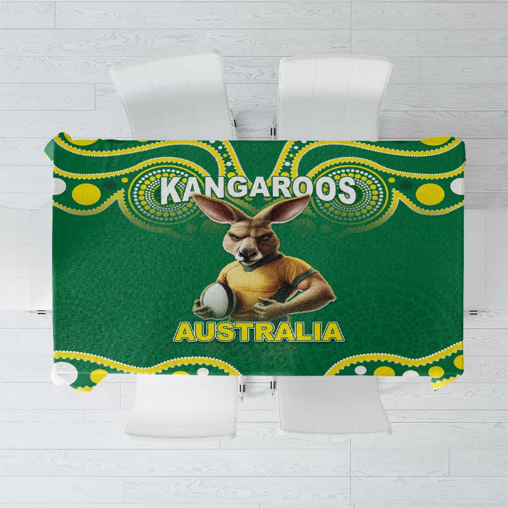 Australia Rugby Custom Tablecloth Kangaroos Make History Pacific Champions