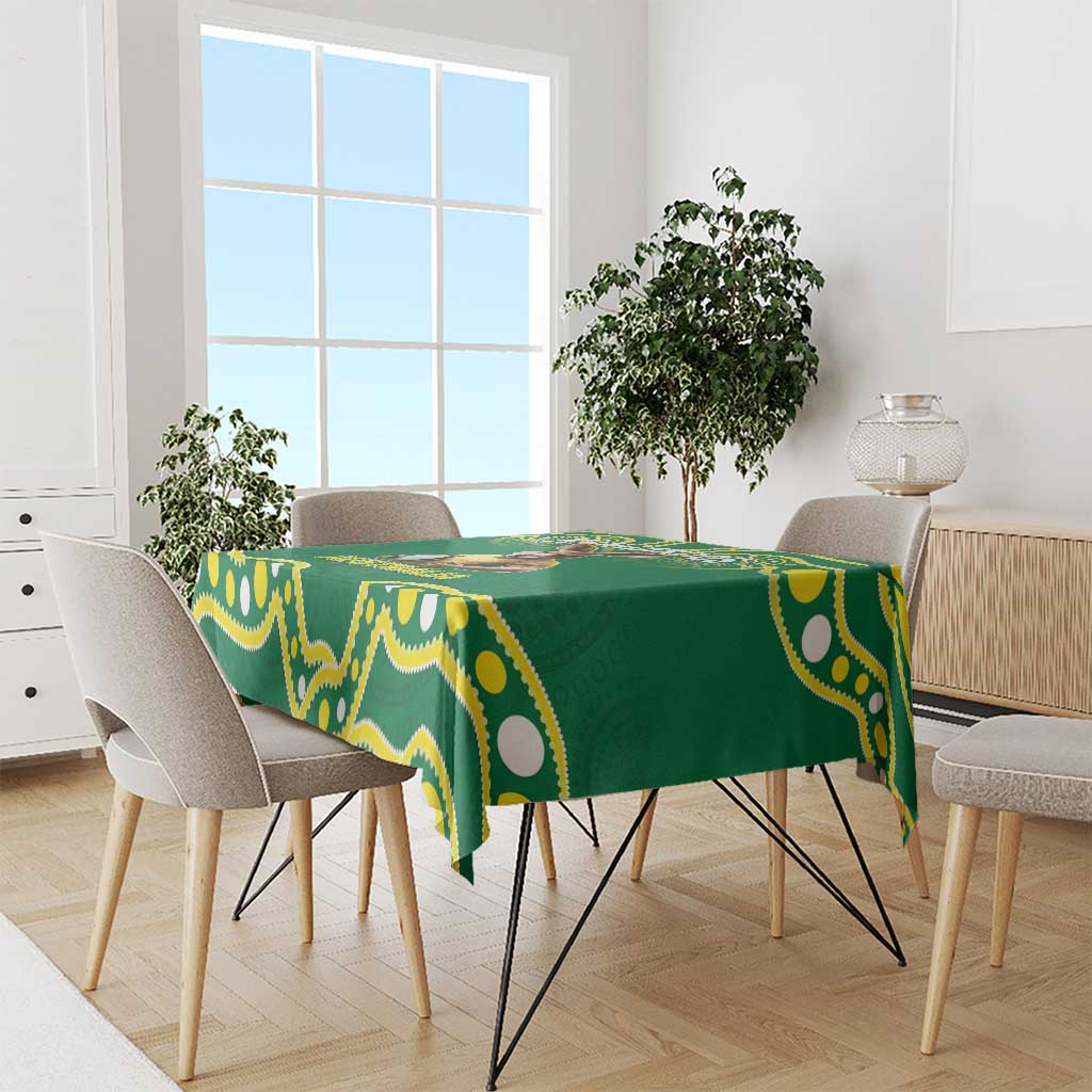 Australia Rugby Custom Tablecloth Kangaroos Make History Pacific Champions