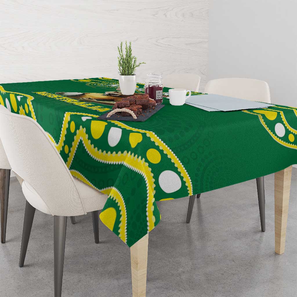 Australia Rugby Custom Tablecloth Kangaroos Make History Pacific Champions