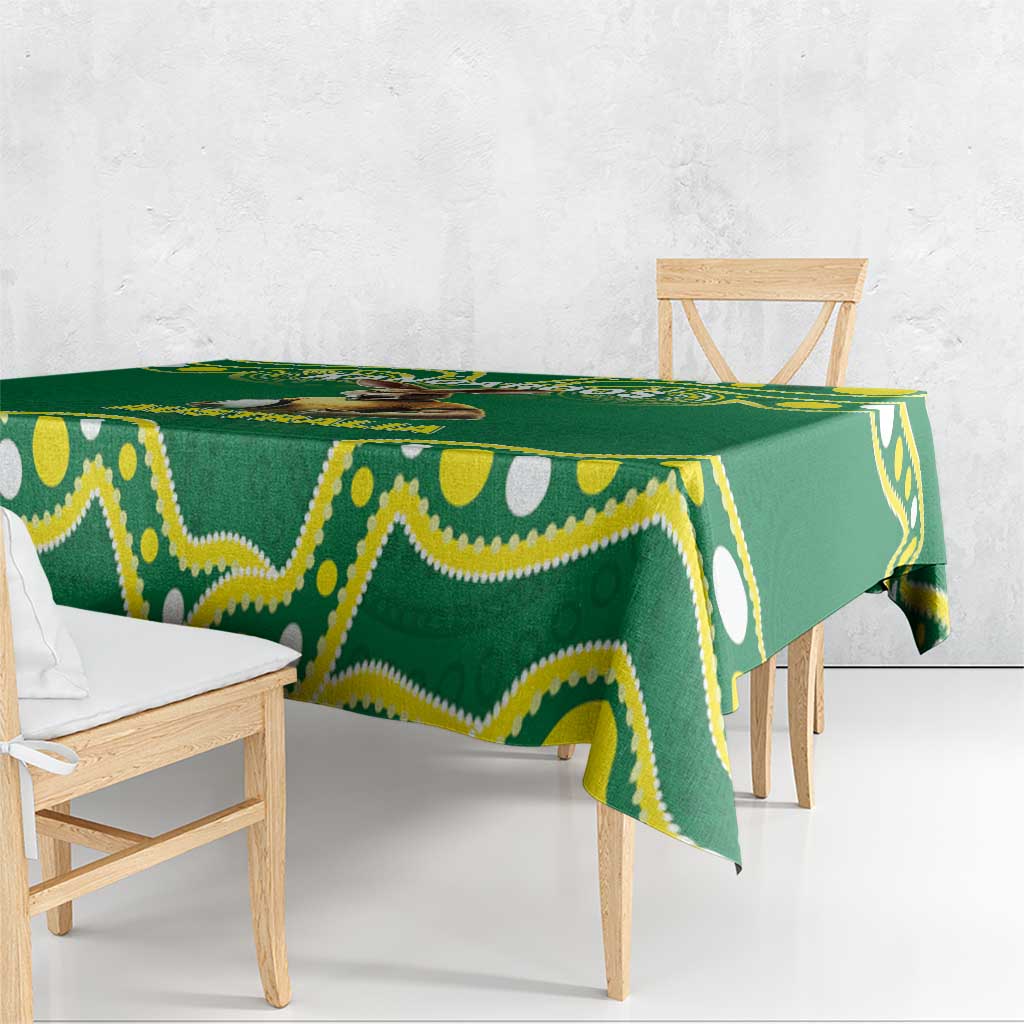 Australia Rugby Custom Tablecloth Kangaroos Make History Pacific Champions